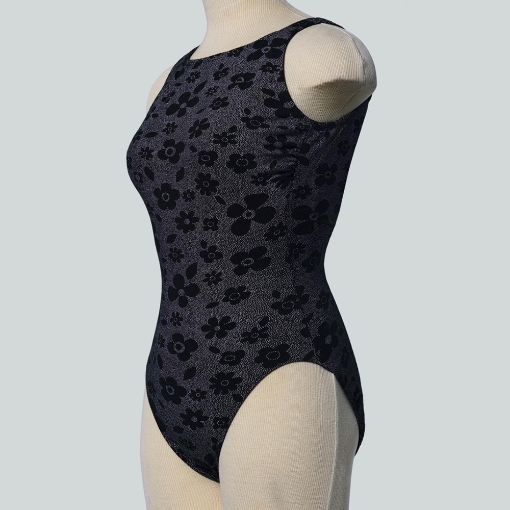 Vintage 90s Daisy Print Swimsuit